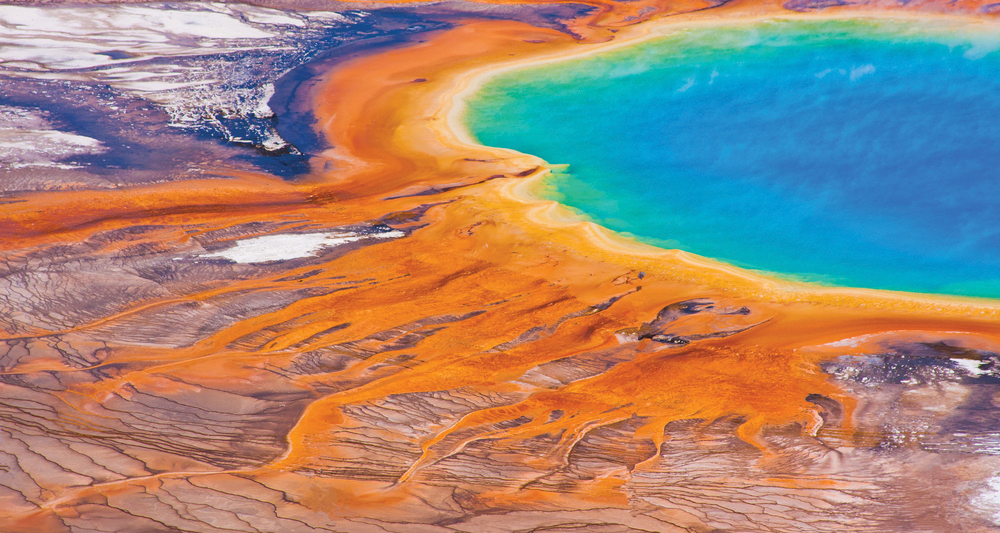Grand Prismatic Spring - Yellowstone grand prismatic springs, Yellowstone, hot springs