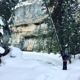 Snowshoeing On An Ocean