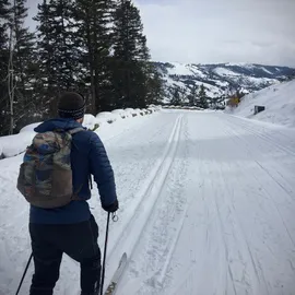 Skiing The Tower Area in Yellowstone