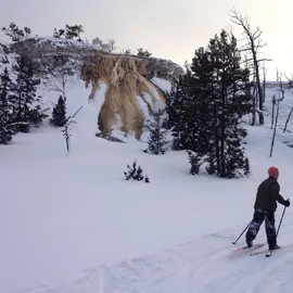 A Family Ski in Yellowstone - A Day at Mammoth