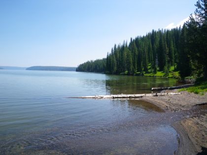 Shoshone Lake Trail Yellowstone National Park Backpacking Trips